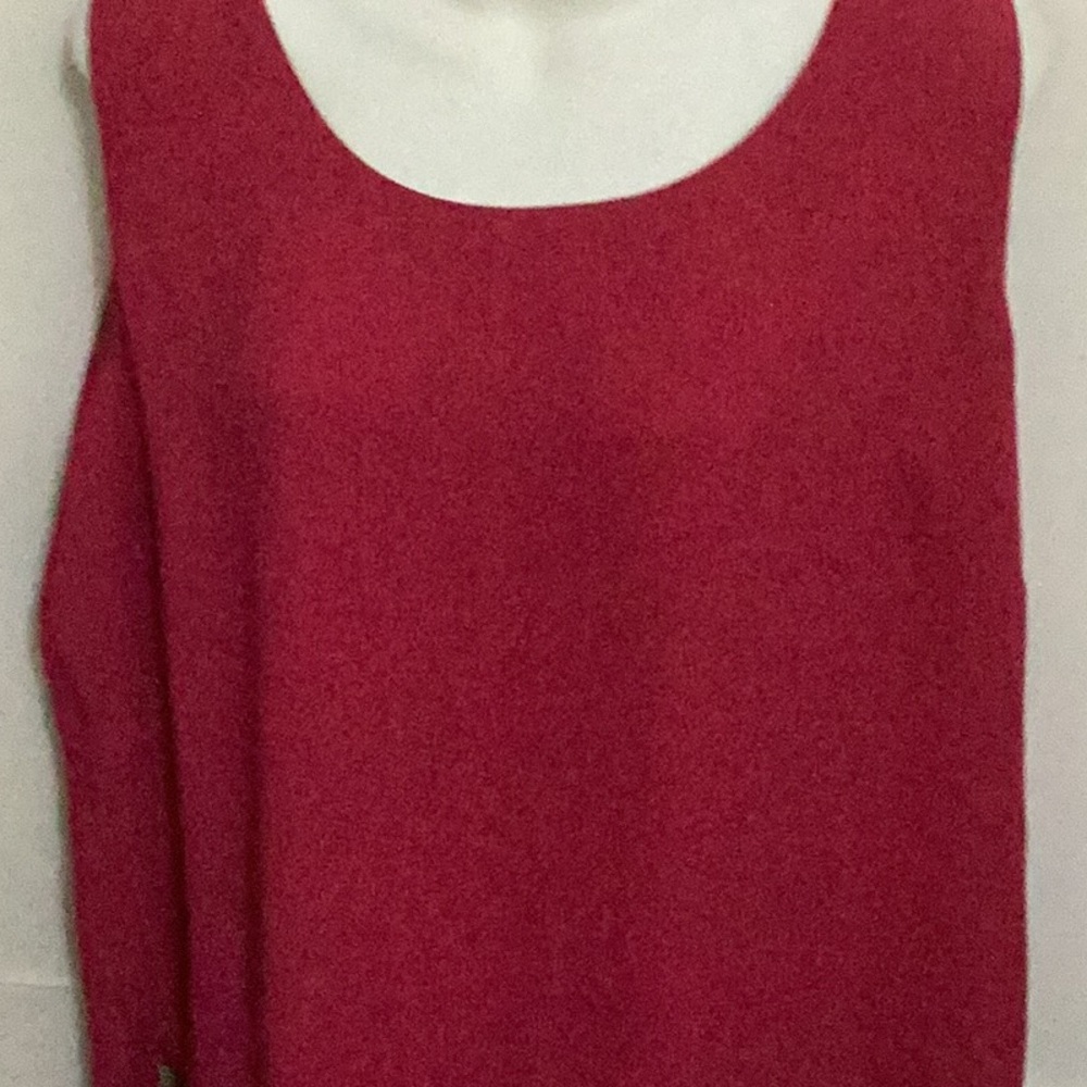 Floral Sleeveless Top size XL reversible - Picture 3 of 4